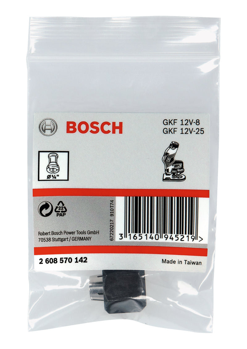 Bosch Collet 6.35mm 1/4''with nut