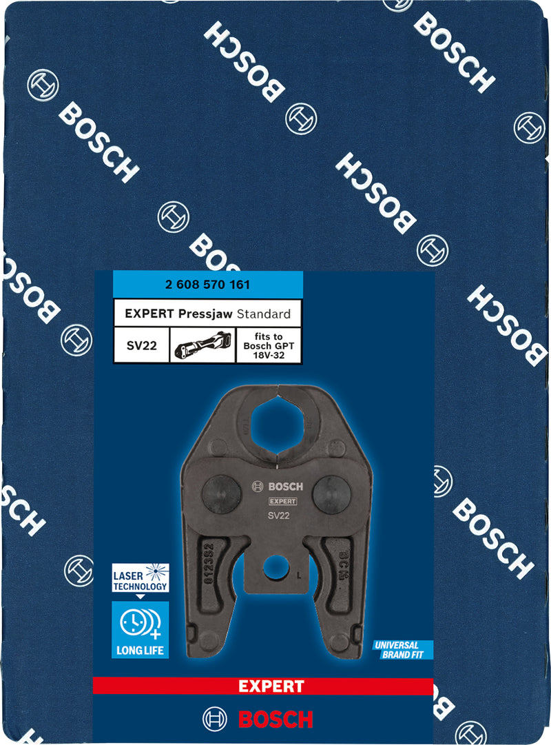 Accesorios Bosch (EXPERT Press Jaw Standard, SV22) accesorio funcional para tijeras y alicates de mordaza.