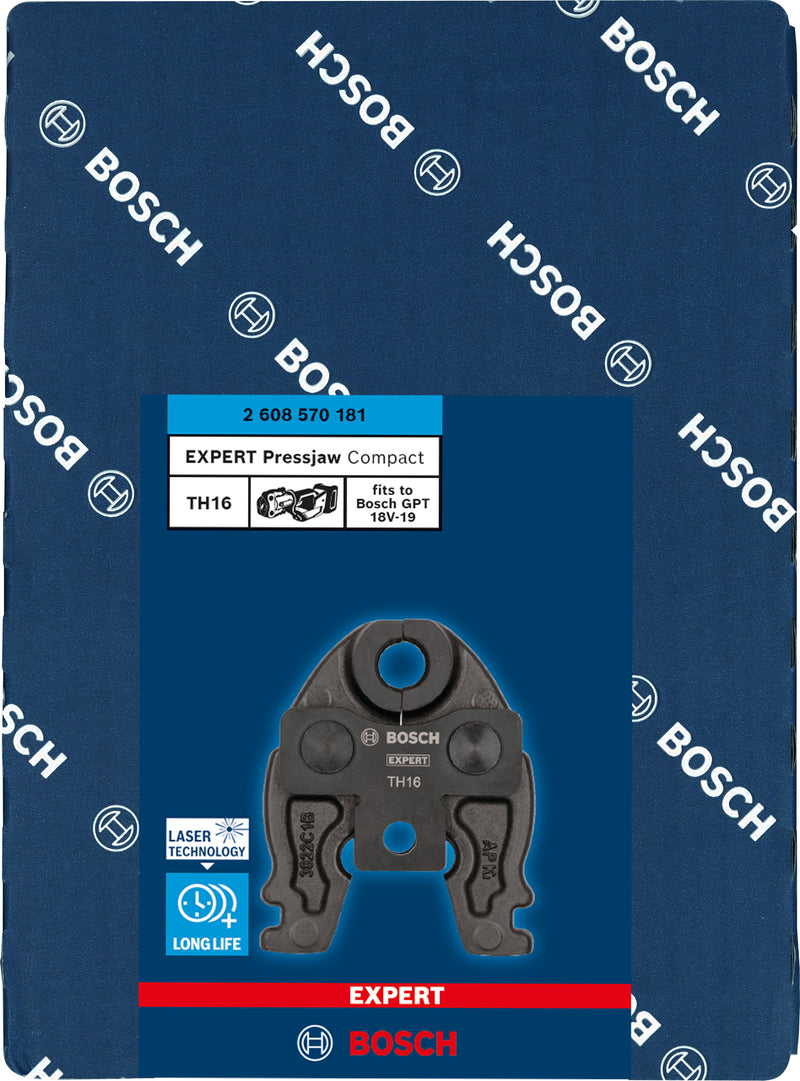 Accesorios Bosch (EXPERT Press Jaw Compact, TH16) accesorio funcional para tijeras y alicates de mordaza.