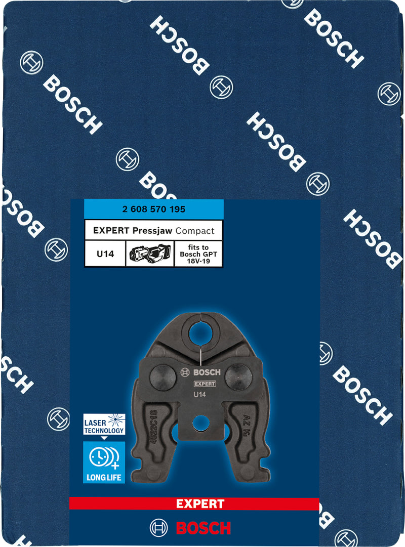 Accesorios Bosch (EXPERT Press Jaw Compact, U14) Accesorio funcional para tijeras y alicates de mordaza.