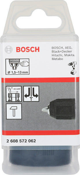 Bosch Keyless chuck 1/2-20 1.5-13mm 1-sleeve