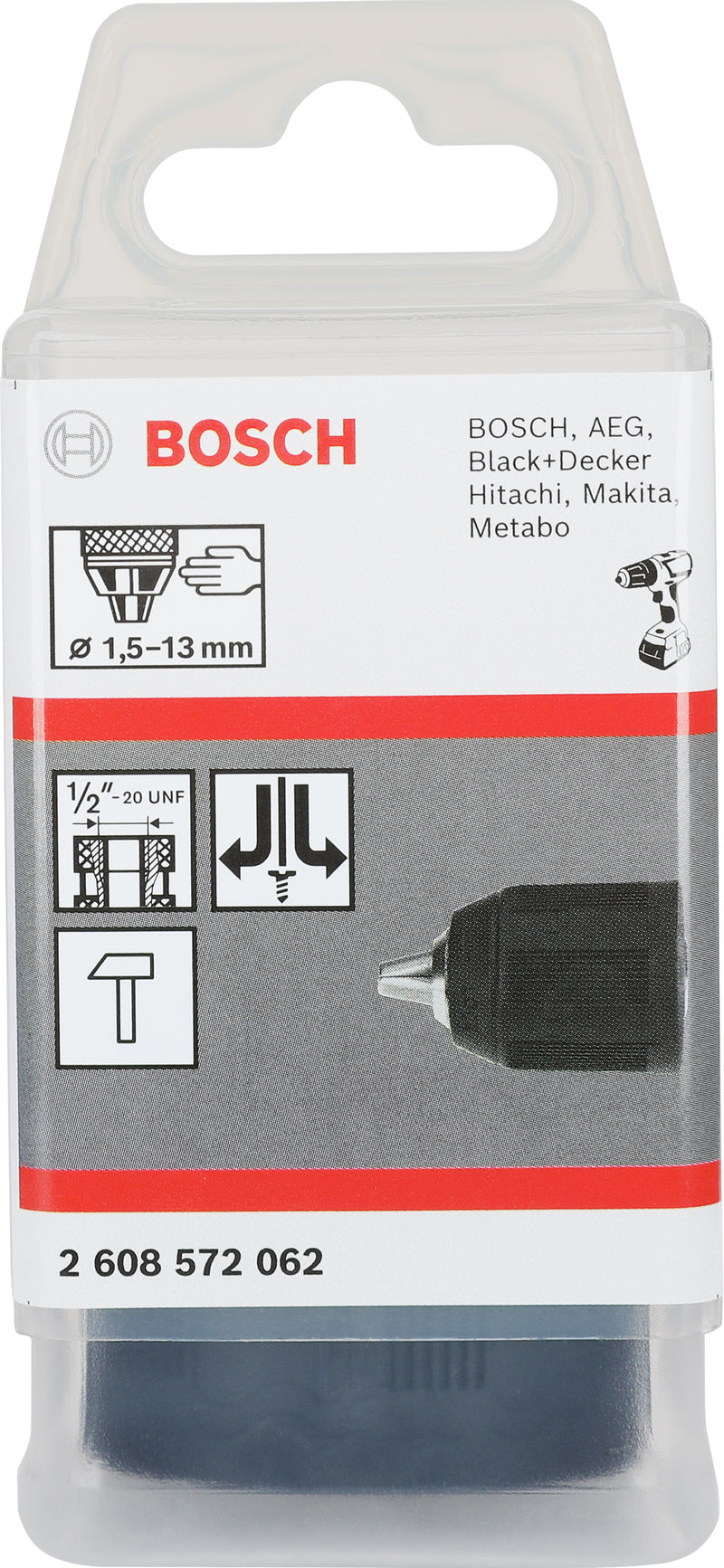 Bosch Keyless chuck 1/2-20 1.5-13mm 1-sleeve