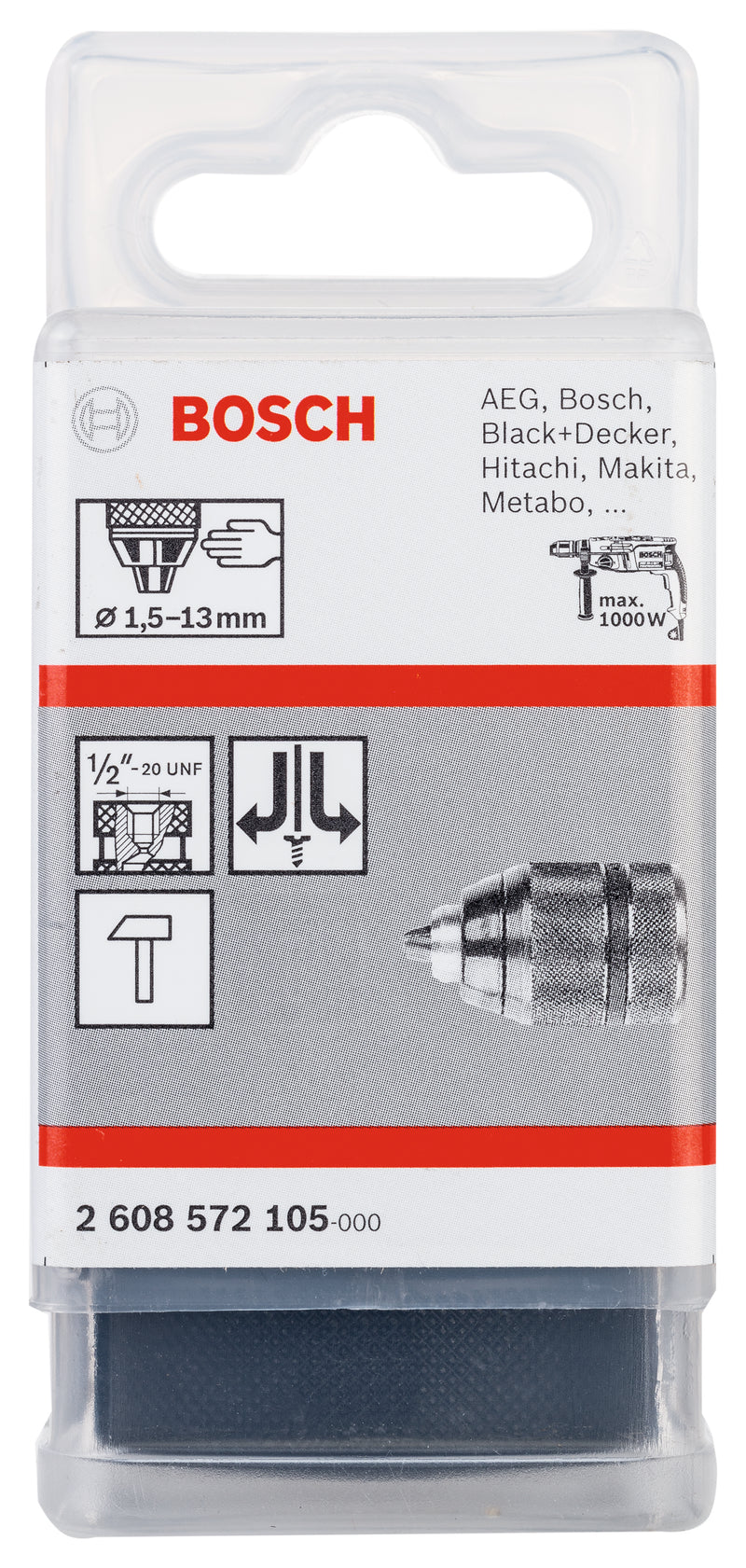 Bosch KEYLESS CHUCK 1/2IN X 20 13MM