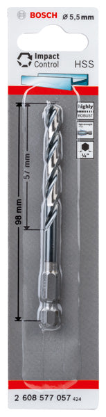 Bosch HSS Impact Drill Bit 5.5mm