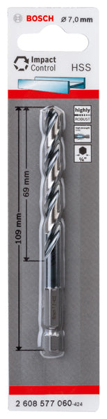Bosch HSS Impact Drill Bit 7mm