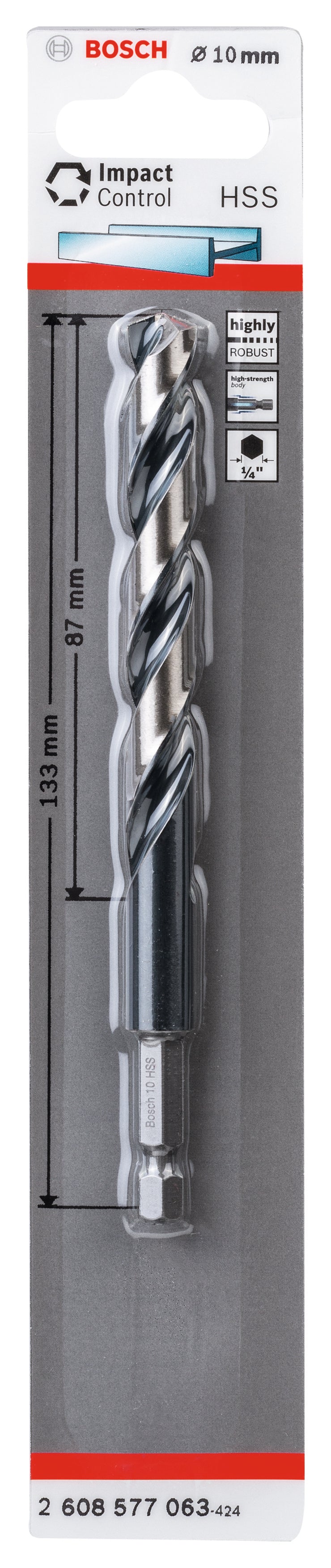 Bosch HSS Impact Drill Bit 10mm
