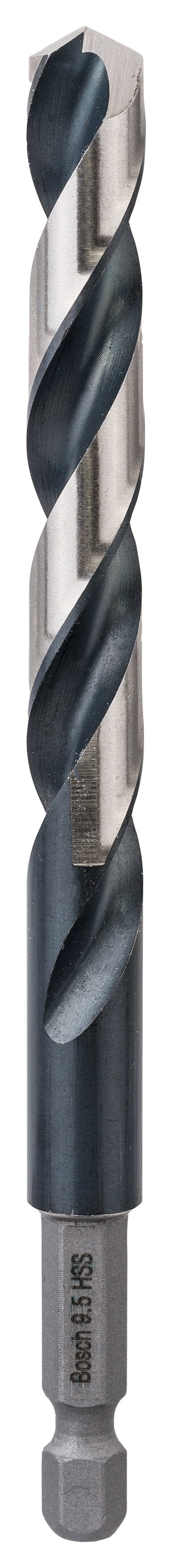 Broca helicoidal Bosch HSS de 9,5 mm com haste sextavada