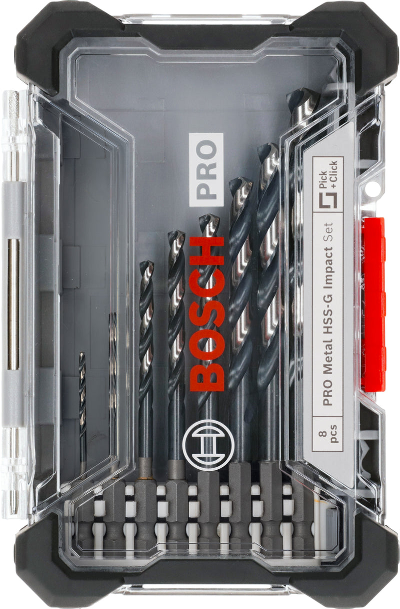 Bosch Metal DB Set: M Case 2/3/4/5/6/7/8/10mm