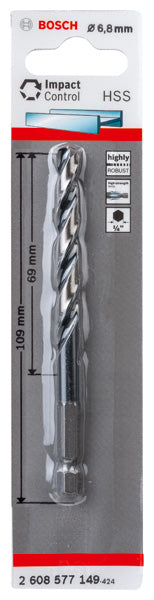 Bosch HSS Impact Drill Bit 6.8mm