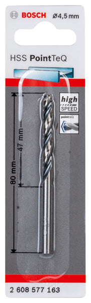 Bosch HSS PointTeQ Drill Bit 4.5mm