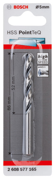 Bosch HSS PointTeQ Drill Bit 5.0mm