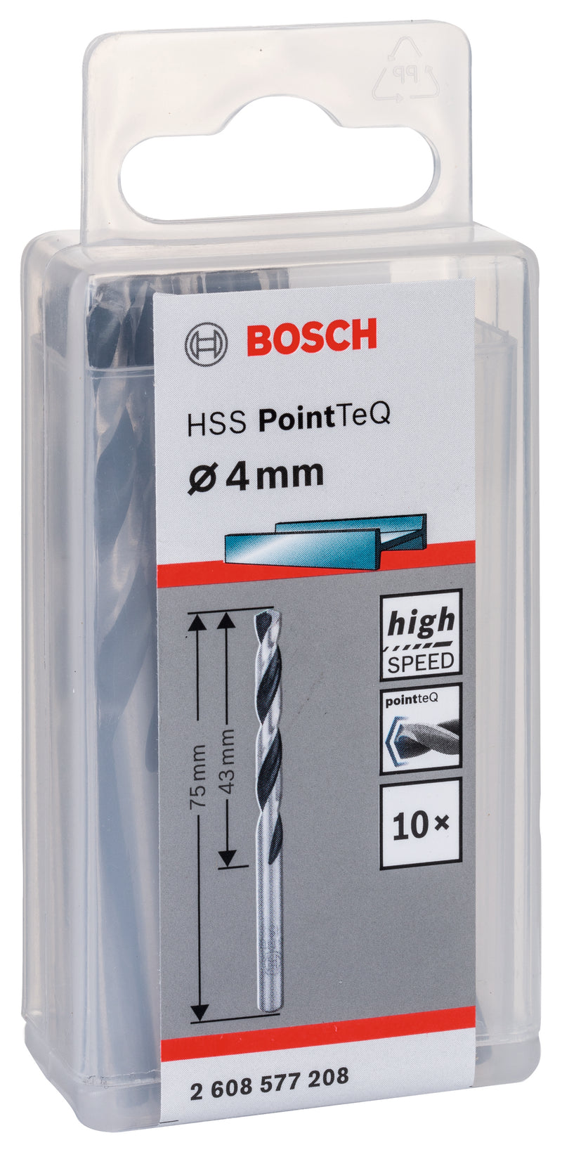 Bosch Twist Drill PointTeQ 4.0mm