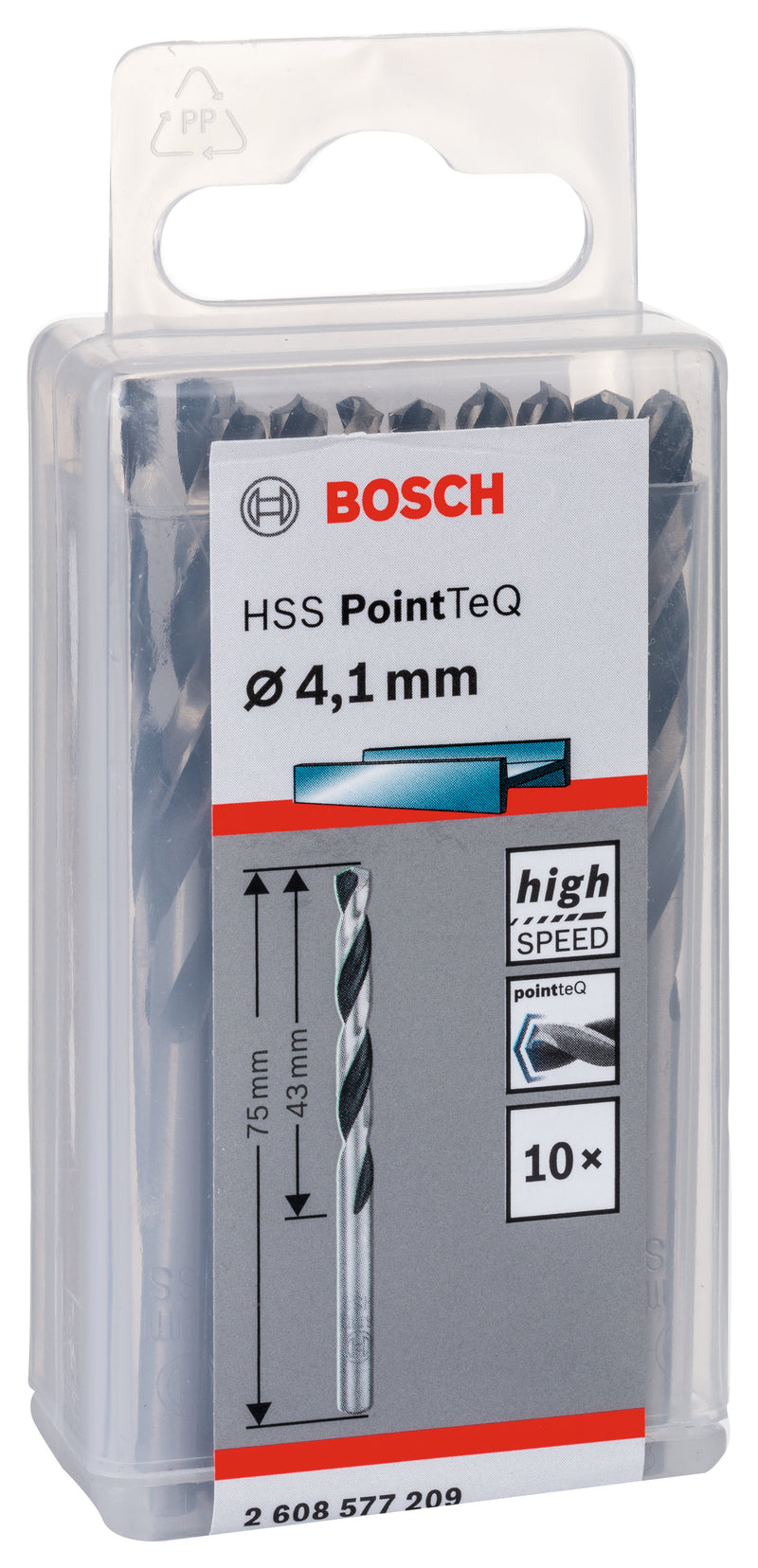 Bosch Twist Drill PointTeQ 4.1mm