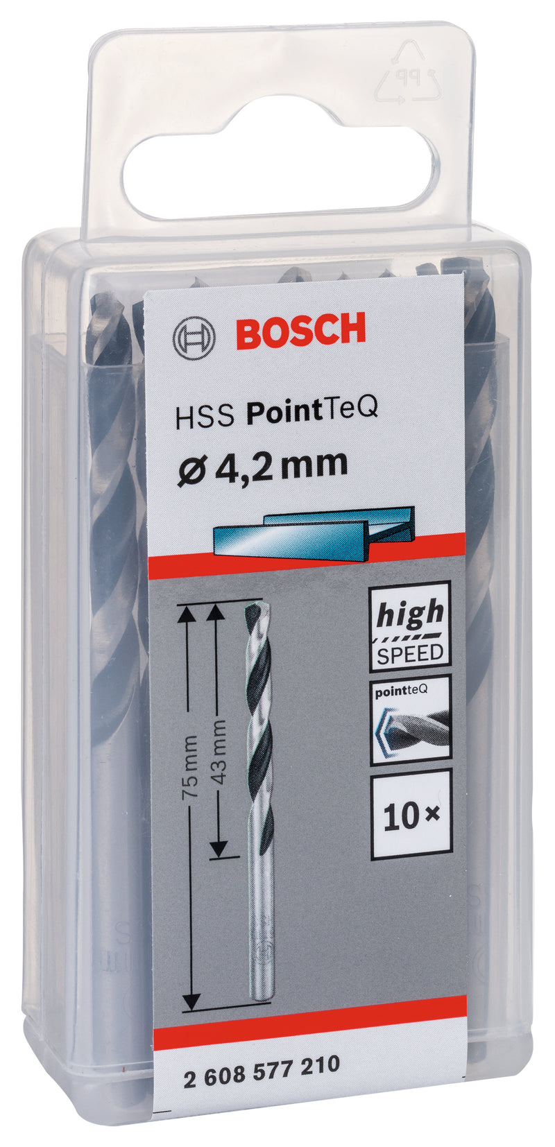 Bosch Twist Drill PointTeQ 4.2mm