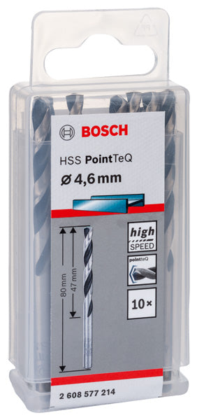 Bosch Twist Drill PointTeQ 4.6mm