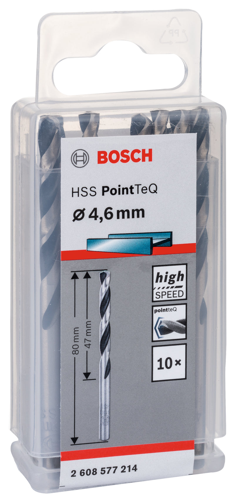 Bosch Twist Drill PointTeQ 4.6mm