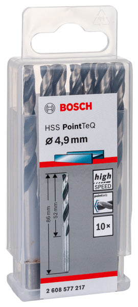 Bosch Twist Drill PointTeQ 4.9mm