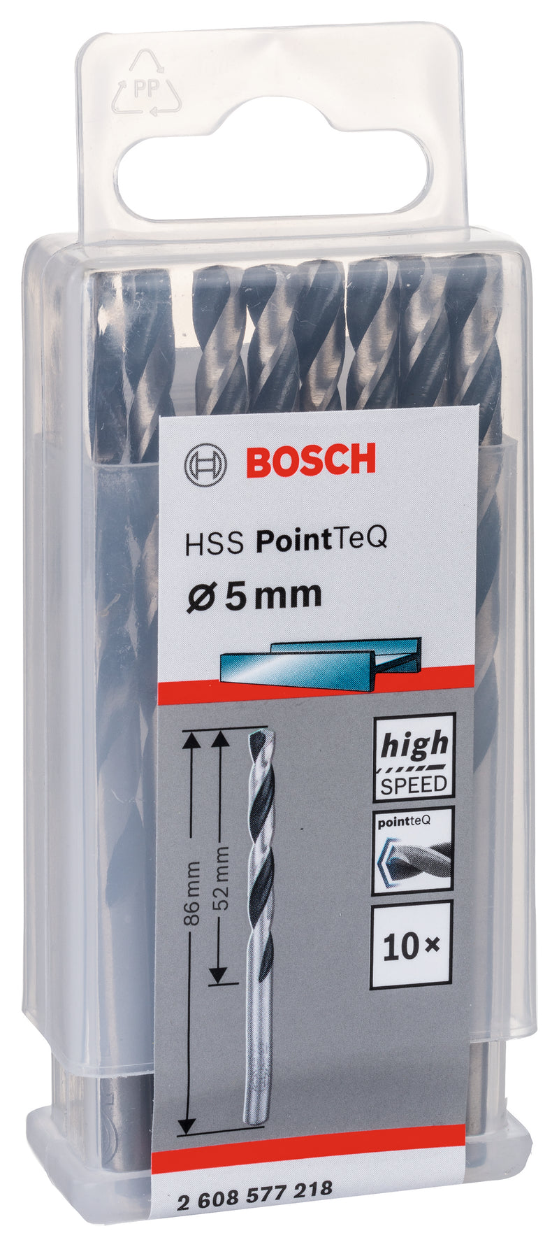 Bosch Twist Drill PointTeQ 5.0mm