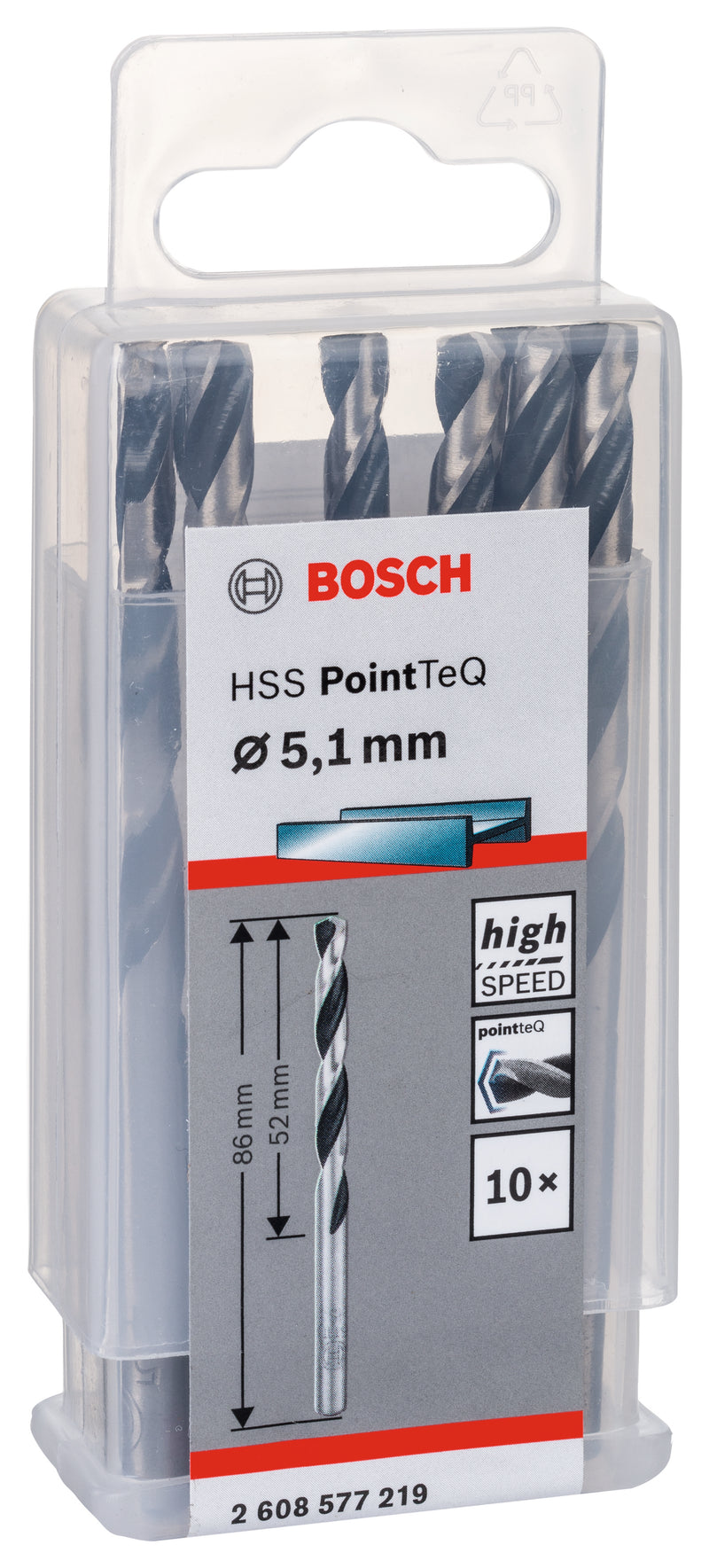 Bosch Twist Drill PointTeQ 5.1mm