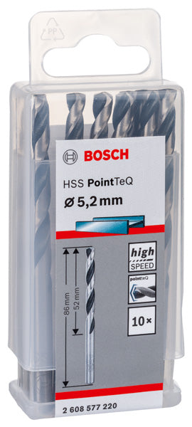 Bosch Twist Drill PointTeQ 5.2mm