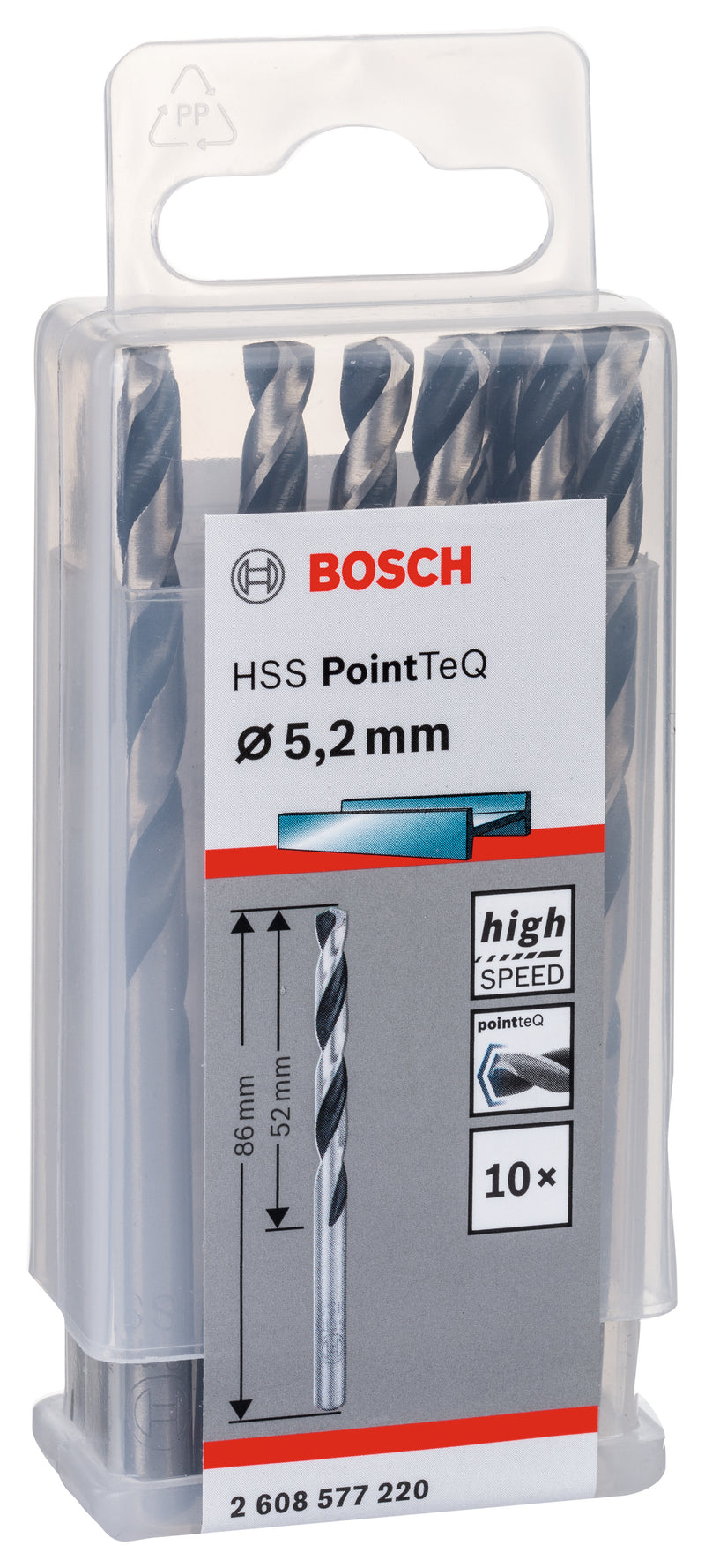 Bosch Twist Drill PointTeQ 5.2mm
