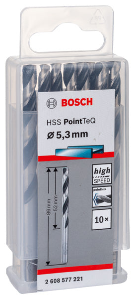 Bosch Twist Drill PointTeQ 5.3mm