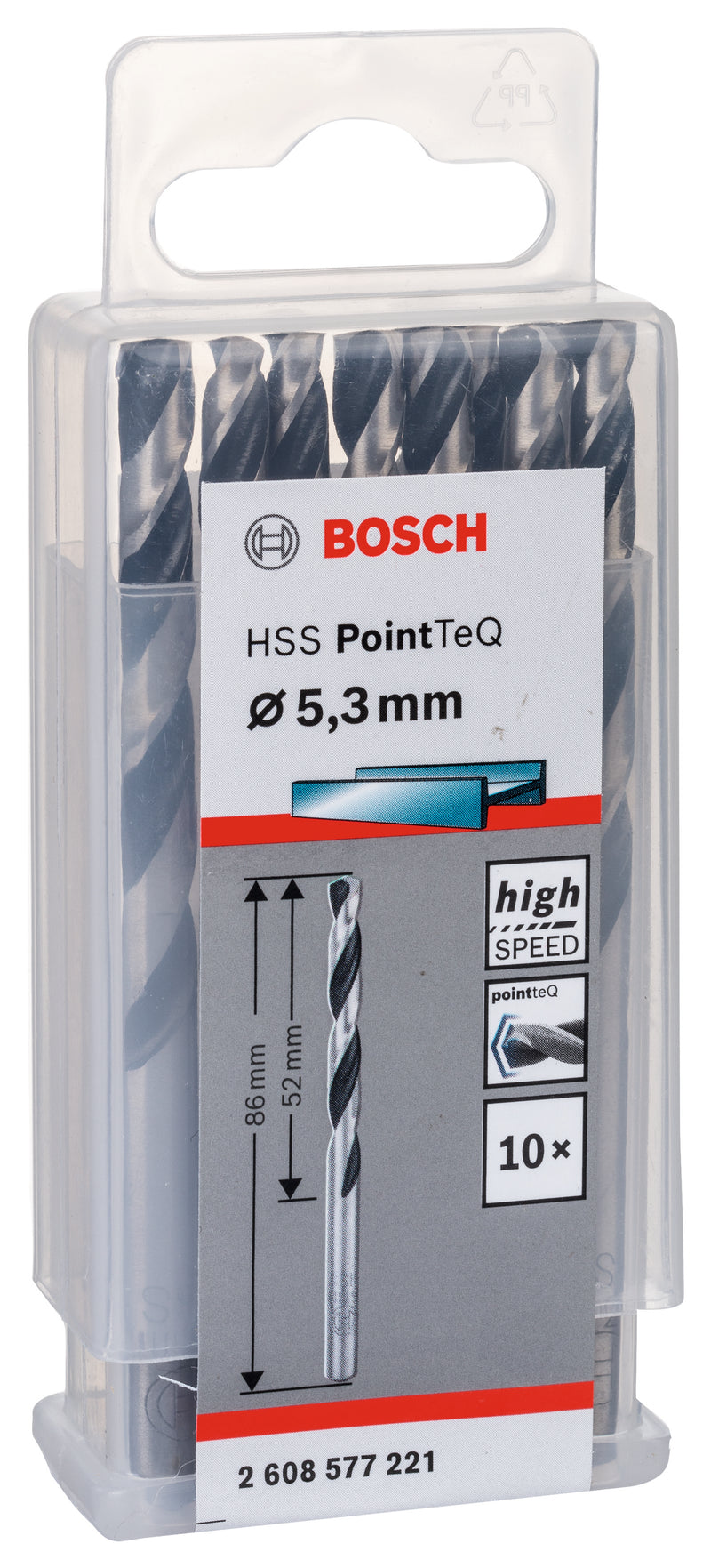 Bosch Twist Drill PointTeQ 5.3mm