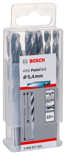Bosch Twist Drill PointTeQ 5.4mm