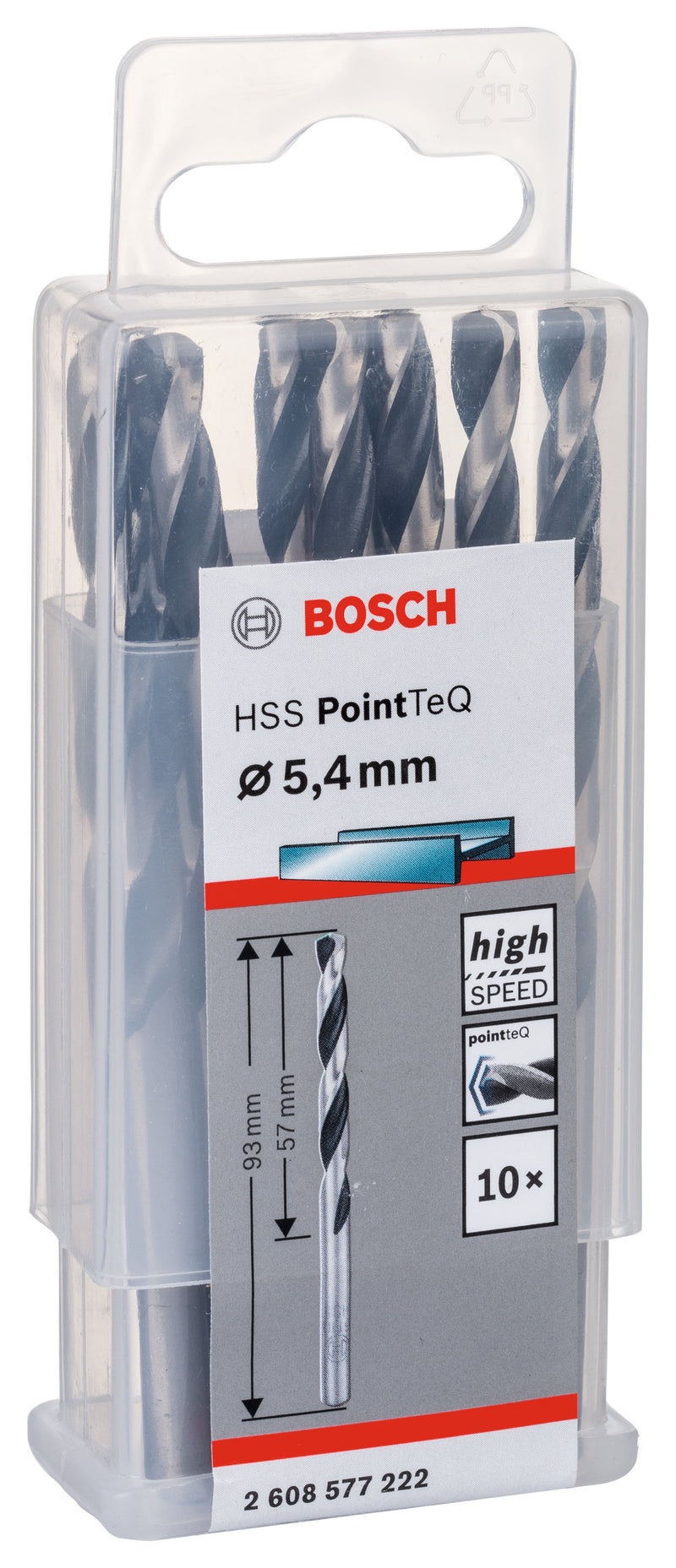 Bosch Twist Drill PointTeQ 5.4mm