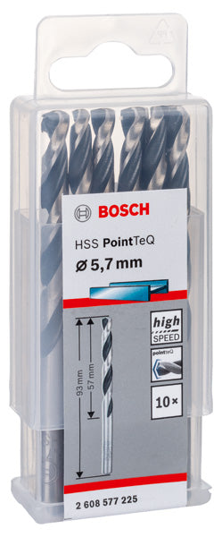 Bosch Twist Drill PointTeQ 5.7mm