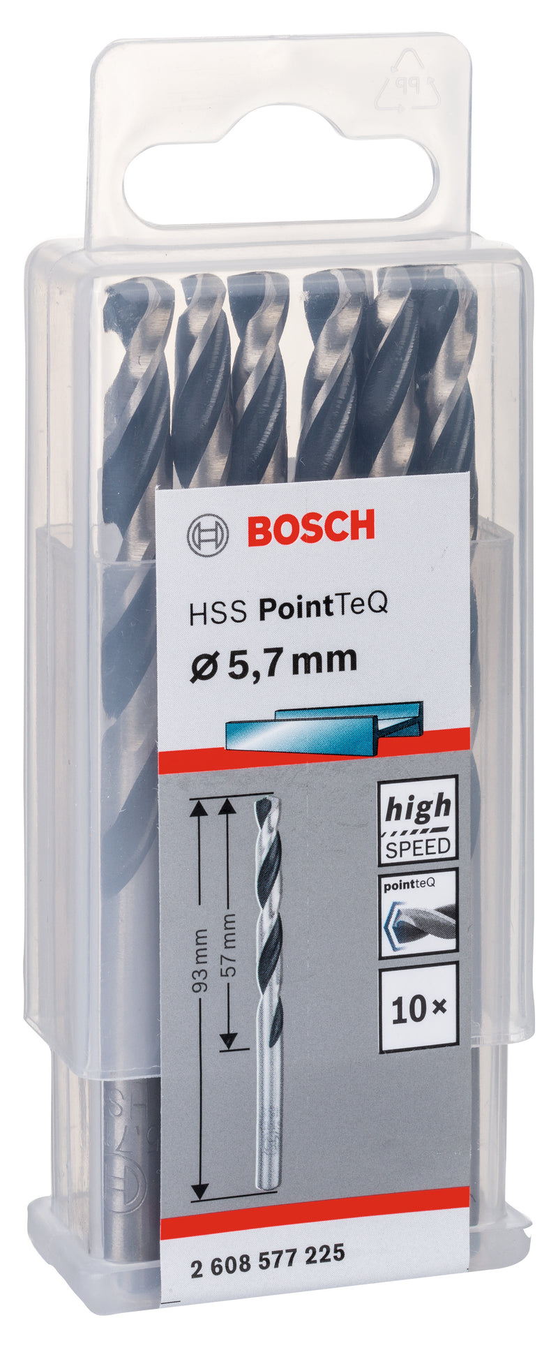 Bosch Twist Drill PointTeQ 5.7mm