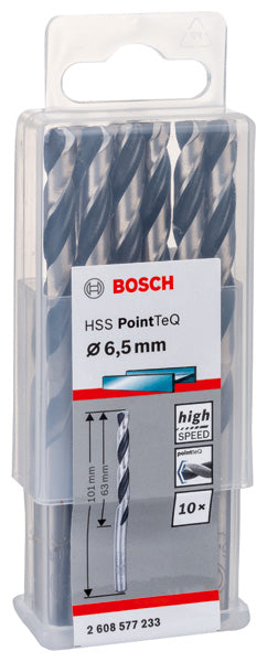 Bosch Twist Drill PointTeQ 6.5mm