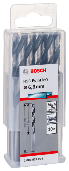 Bosch Twist Drill PointTeQ 6.6mm
