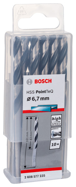Bosch Twist Drill PointTeQ 6.7mm