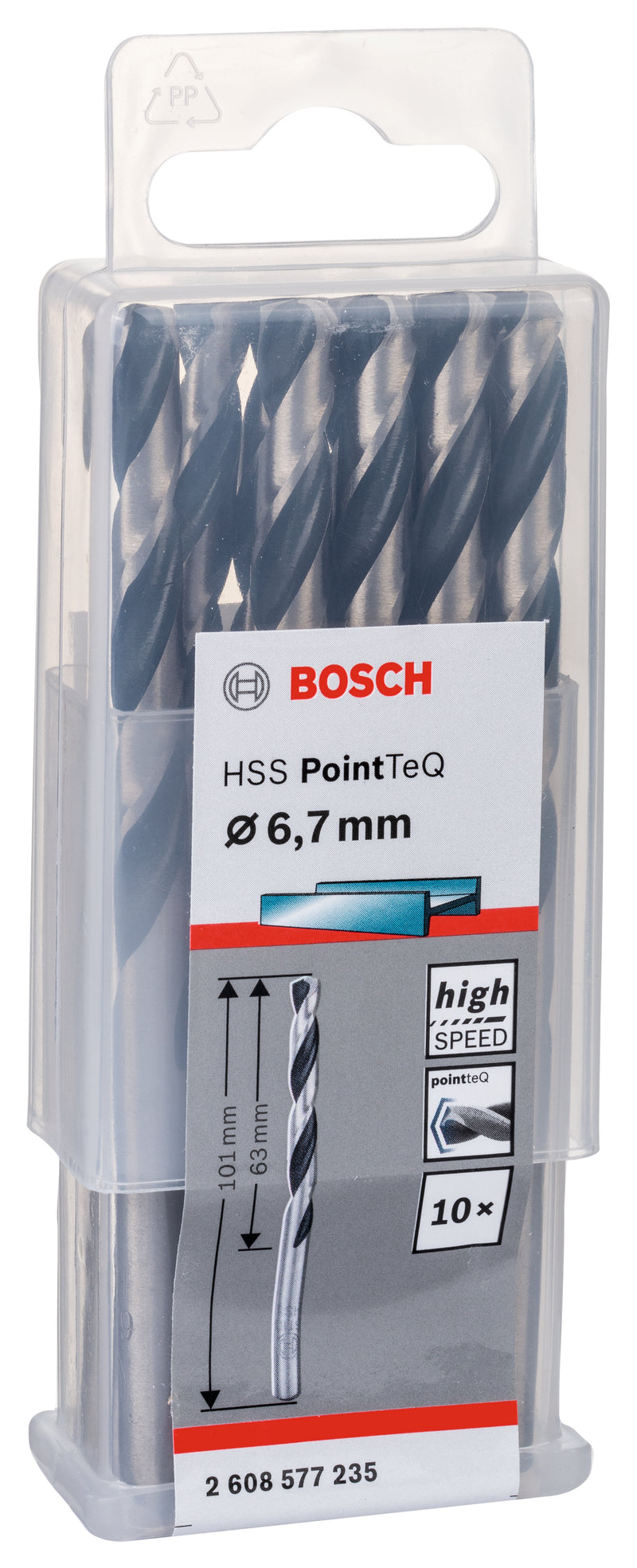 Bosch Twist Drill PointTeQ 6.7mm