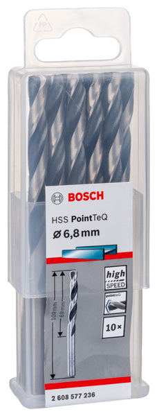 Bosch Twist Drill PointTeQ 6.8mm