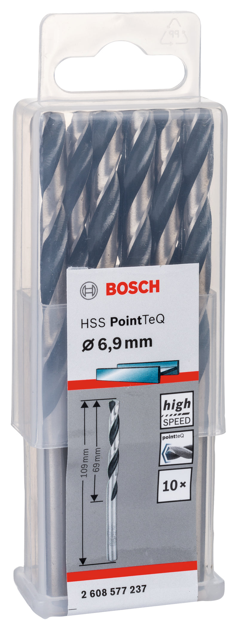 Bosch Twist Drill PointTeQ 6.9mm