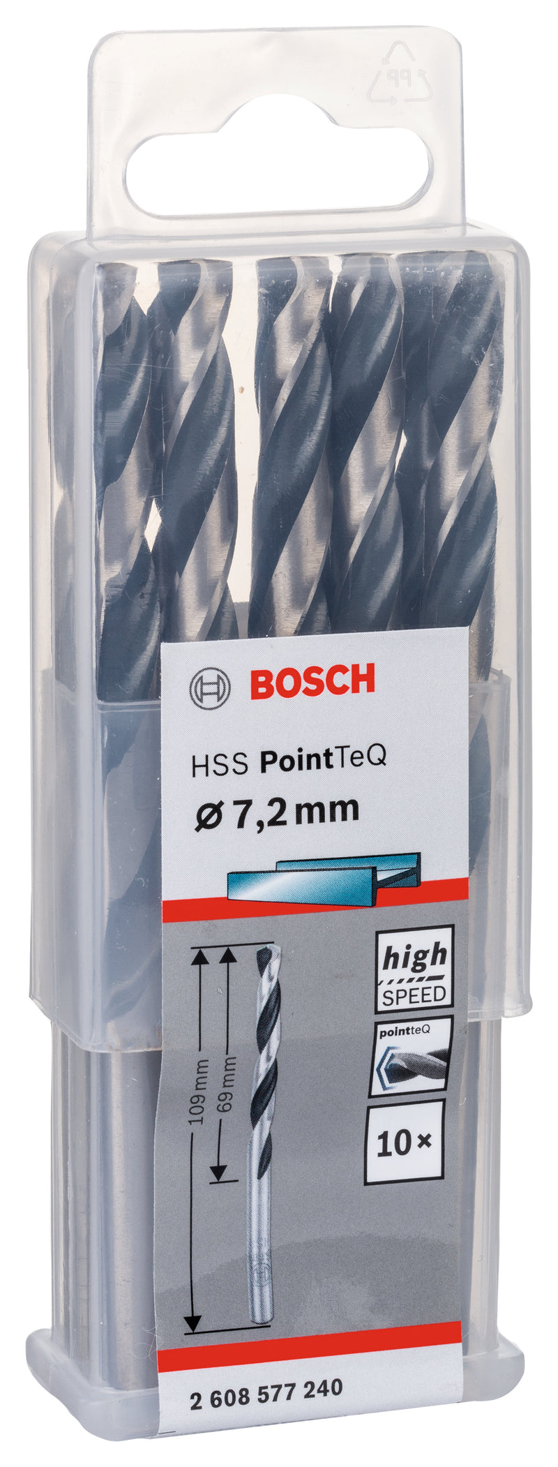Bosch Twist Drill PointTeQ 7.2mm