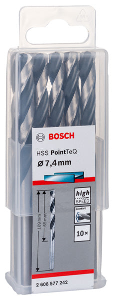 Bosch Twist Drill PointTeQ 7.4mm
