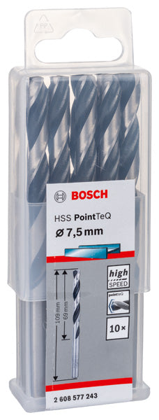 Bosch Twist Drill PointTeQ 7.5mm