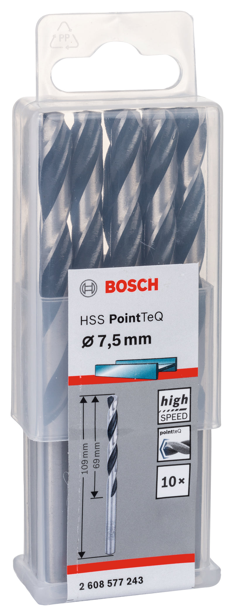 Bosch Twist Drill PointTeQ 7.5mm