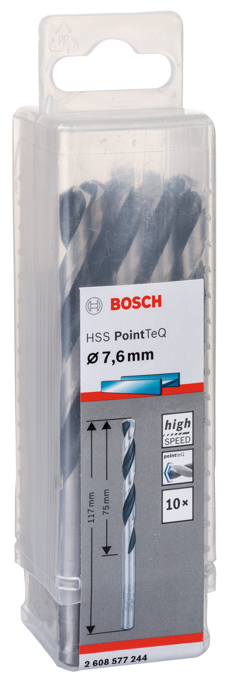Bosch Twist Drill PointTeQ 7.6mm