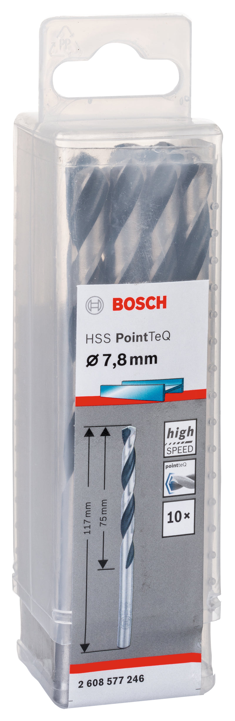 Bosch Twist Drill PointTeQ 7.8mm
