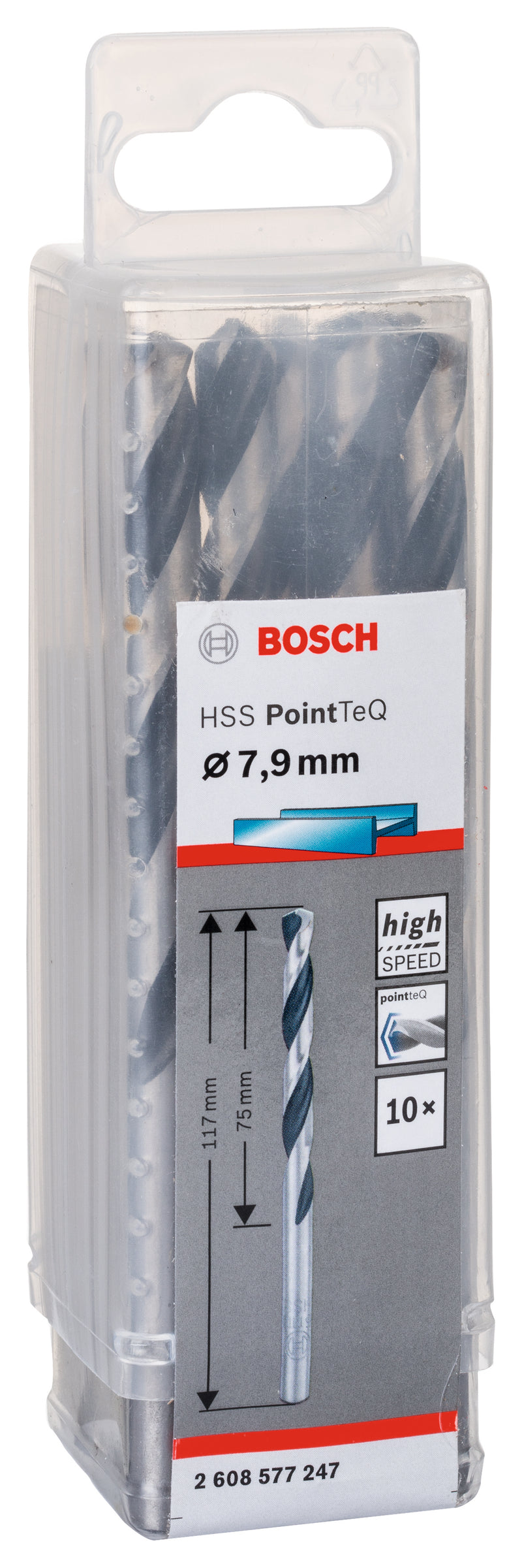 Bosch Twist Drill PointTeQ 7.9mm