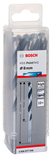 Bosch Twist Drill PointTeQ 8.0mm