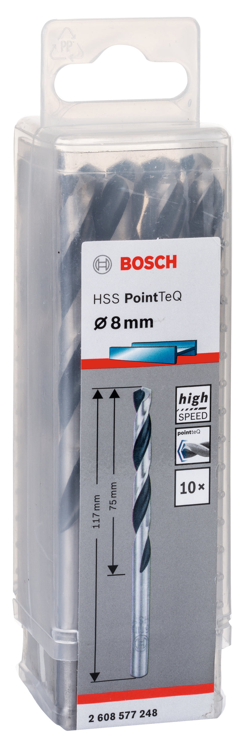 Bosch Twist Drill PointTeQ 8.0mm