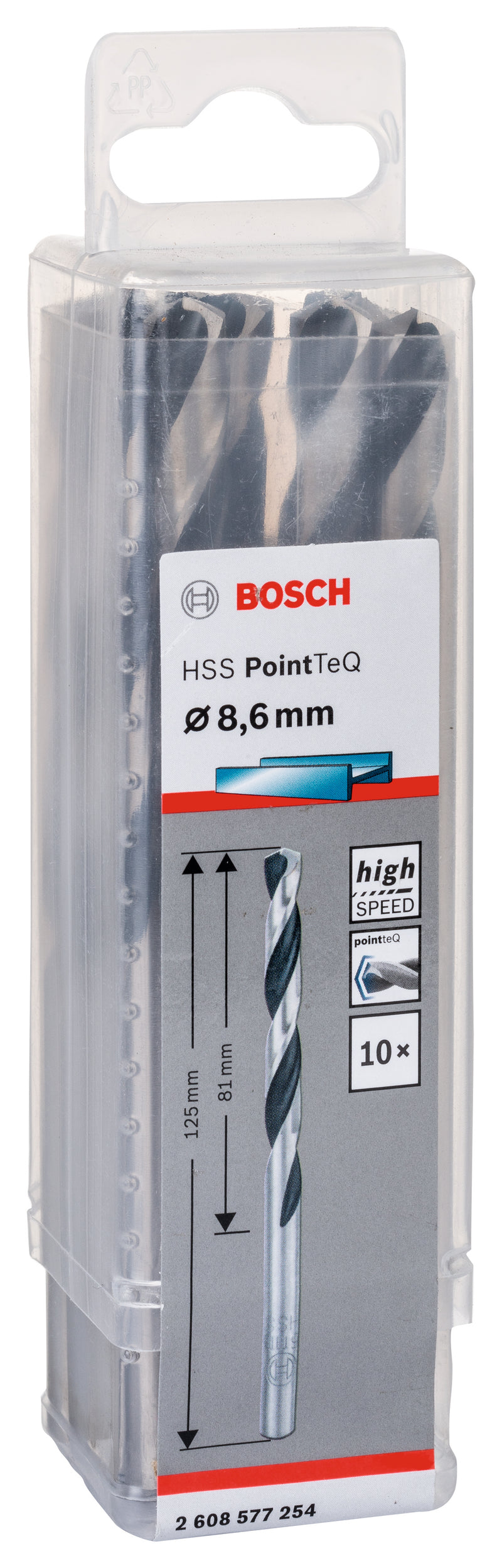 Bosch Twist Drill PointTeQ 8.6mm