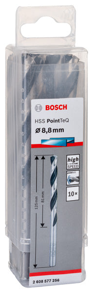 Bosch Twist Drill PointTeQ 8.8mm