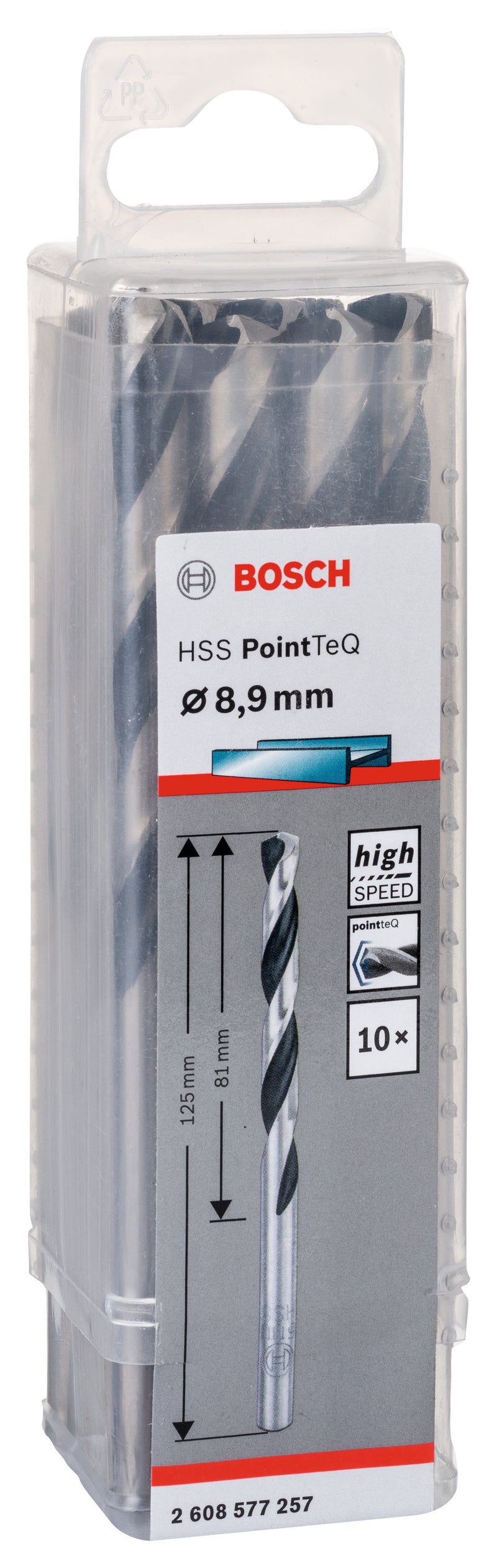 Bosch Twist Drill PointTeQ 8.9mm