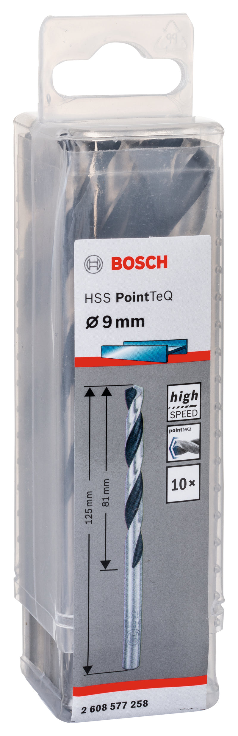 Bosch Twist Drill PointTeQ 9.0mm